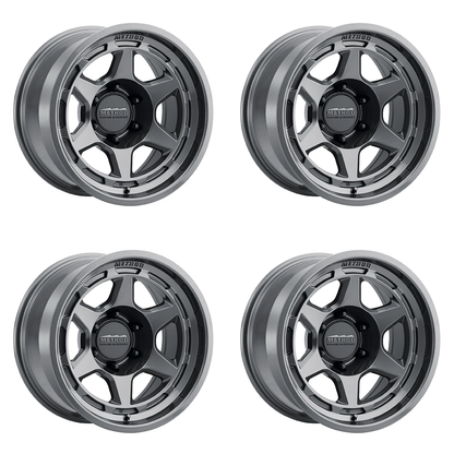 (set of 4) Method MR708 Gloss Titanium | 17x9" -38mm | 6x135mm Wheel