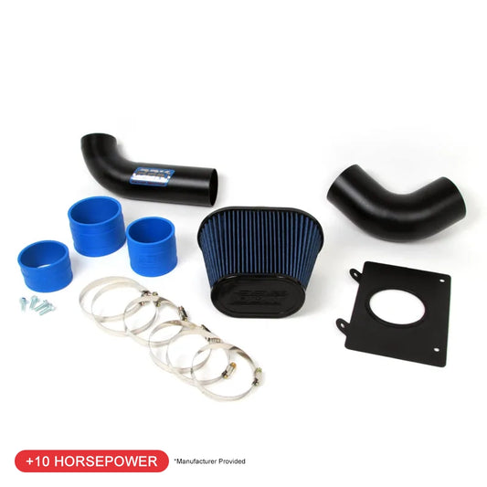 BBK 86-93 Mustang 5.0 Cold Air Intake Kit - Fenderwell Style - Blackout Finish