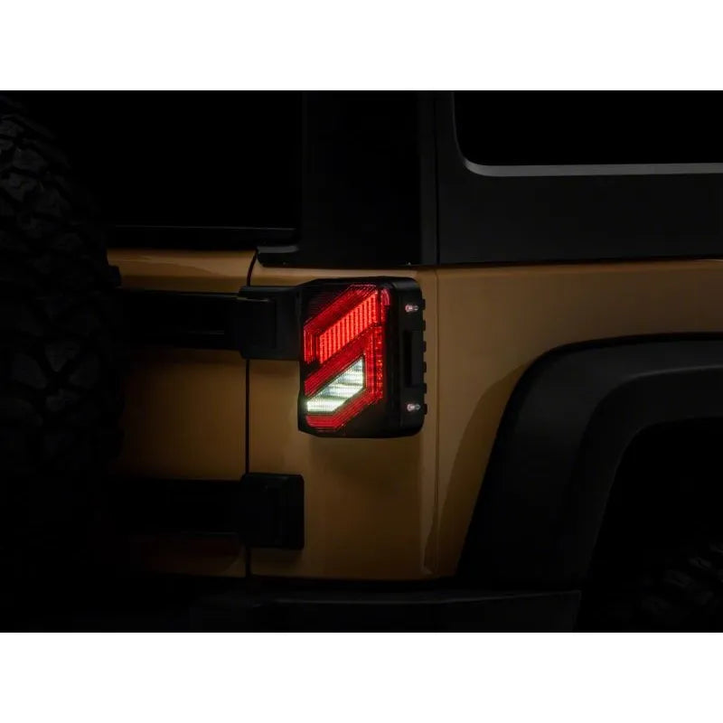 Raxiom 07-18 Jeep JK Axial Trident LED Tail Lights | Wrangler (J173718)