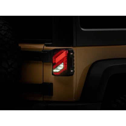 Raxiom 07-18 Jeep JK Axial Trident LED Tail Lights | Wrangler (J173718)