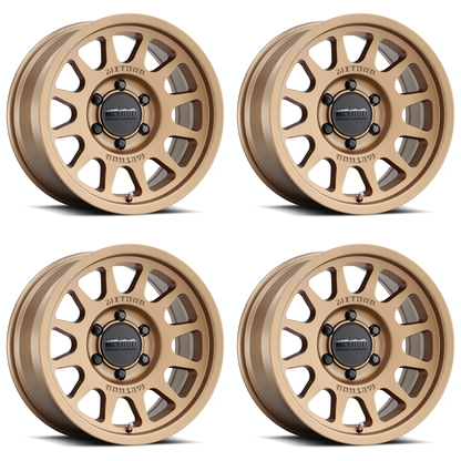 (set of 4) Method MR703 Bronze | 17x8.5" +35mm | 6x5.5in Wheel