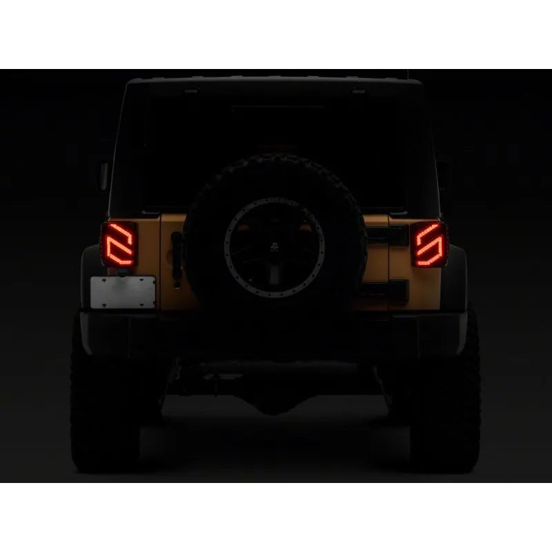 Raxiom 07-18 Jeep JK Axial Trident LED Tail Lights | Wrangler (J173718)