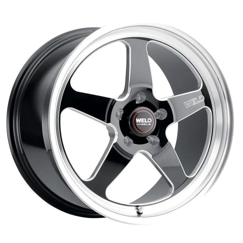 Weld Ventura Drag Gloss Black Milled | 20x10.5" +38mm | 5x127mm Wheel