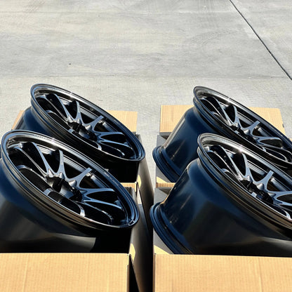 Volk Racing CE28N-Plus 18x10.5 +15 5x114.3 Diamond Dark Gunmetal (SET)