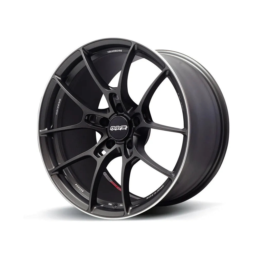Volk Racing G025 19x9.5 +44 5x120 Matte Gunblack / Rim Edge DC (SET)