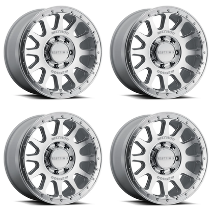 (set of 4) Method MR709-HD Machined | 20x9" +12mm | 8x6.5in Wheel