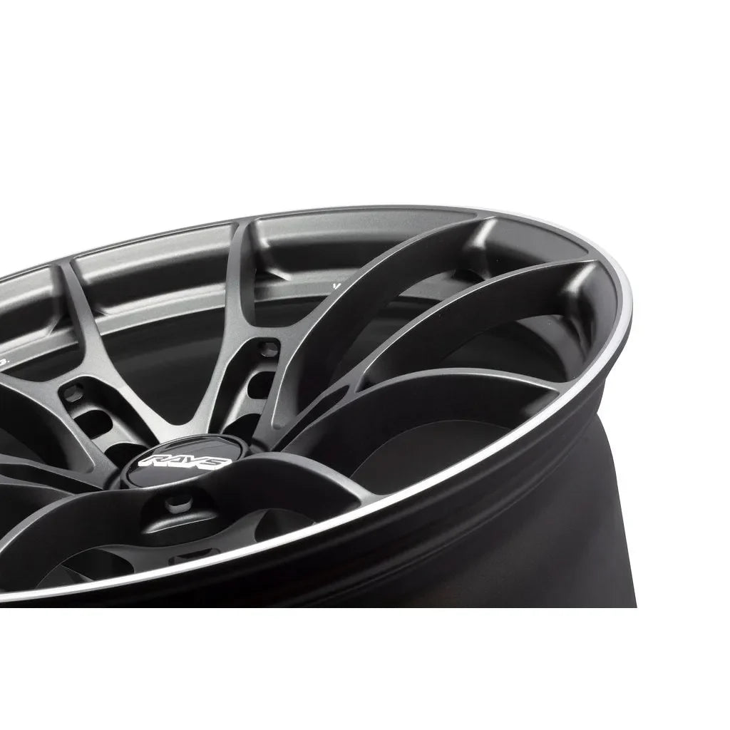 Volk Racing G025 19x9.5 +44 5x120 Matte Gunblack / Rim Edge DC (SET)
