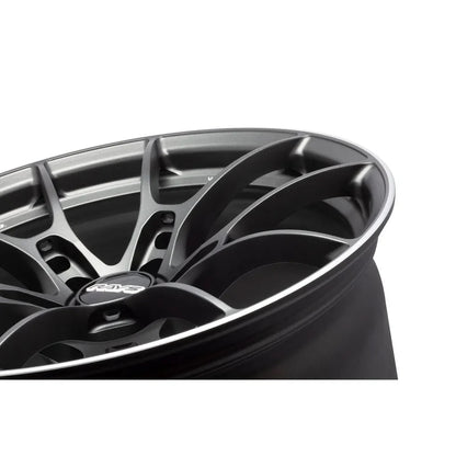 Volk Racing G025 19x9.5 +44 5x120 Matte Gunblack / Rim Edge DC (SET)