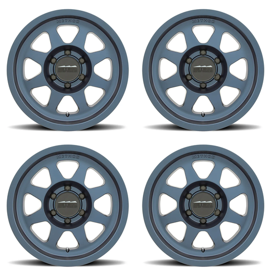 (set of 4) Method MR701 Bahia Blue | 17x9" -12mm | 5x5in Wheel