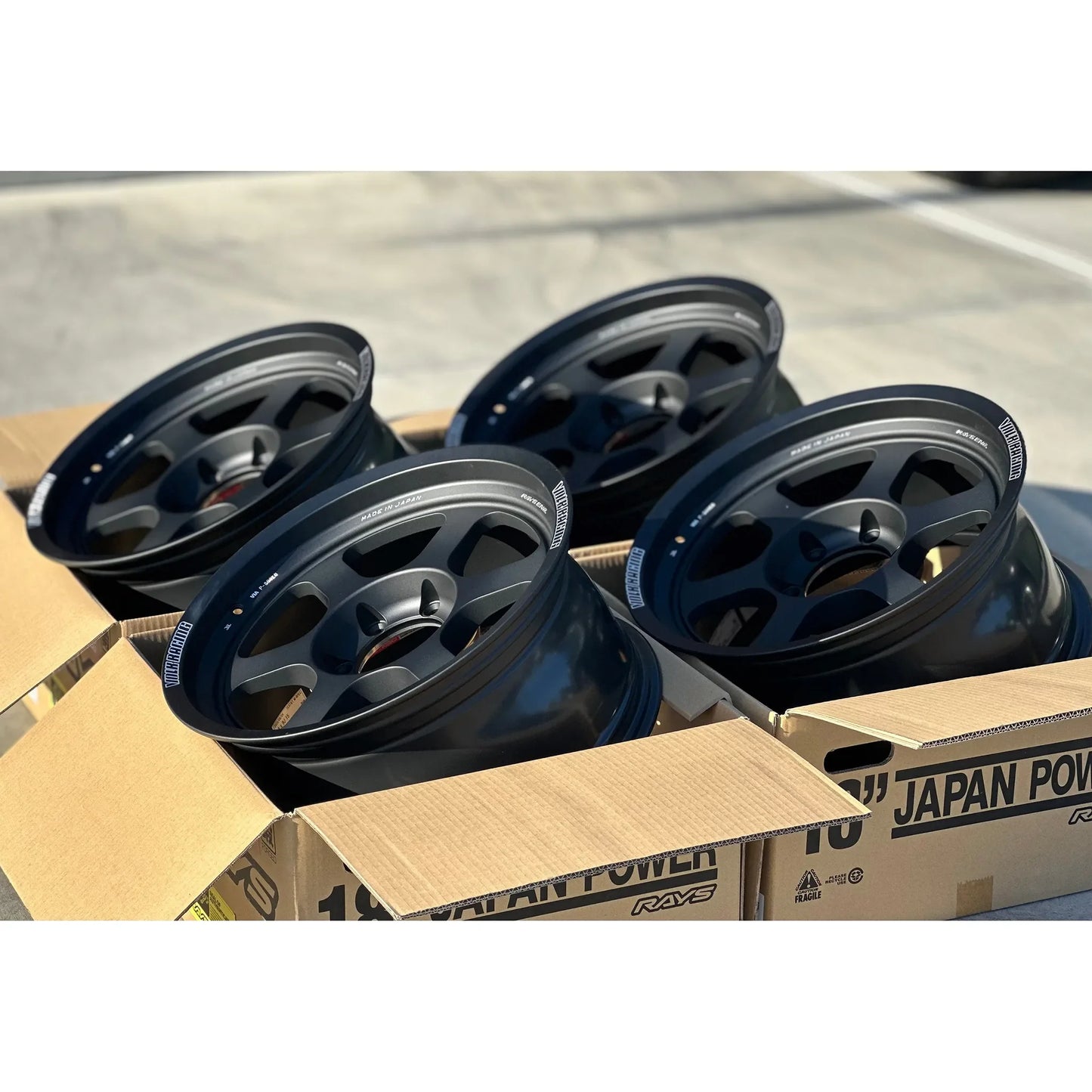 Volk Racing TE37XT M-Spec 18x9 +15 6x139.7 Blast Black (SET)