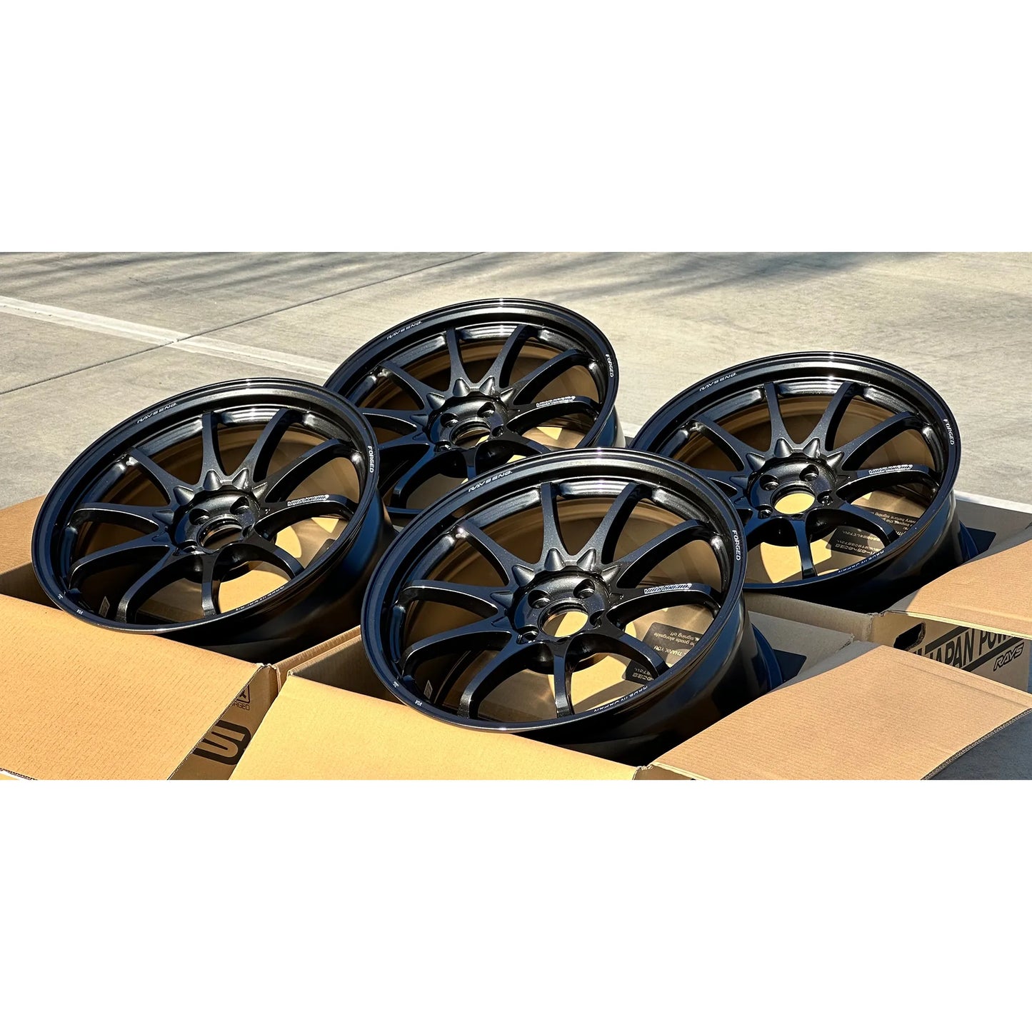 Volk Racing CE28N-Plus 18x9.5 +41 5x100 Diamond Dark Gunmetal (SET)