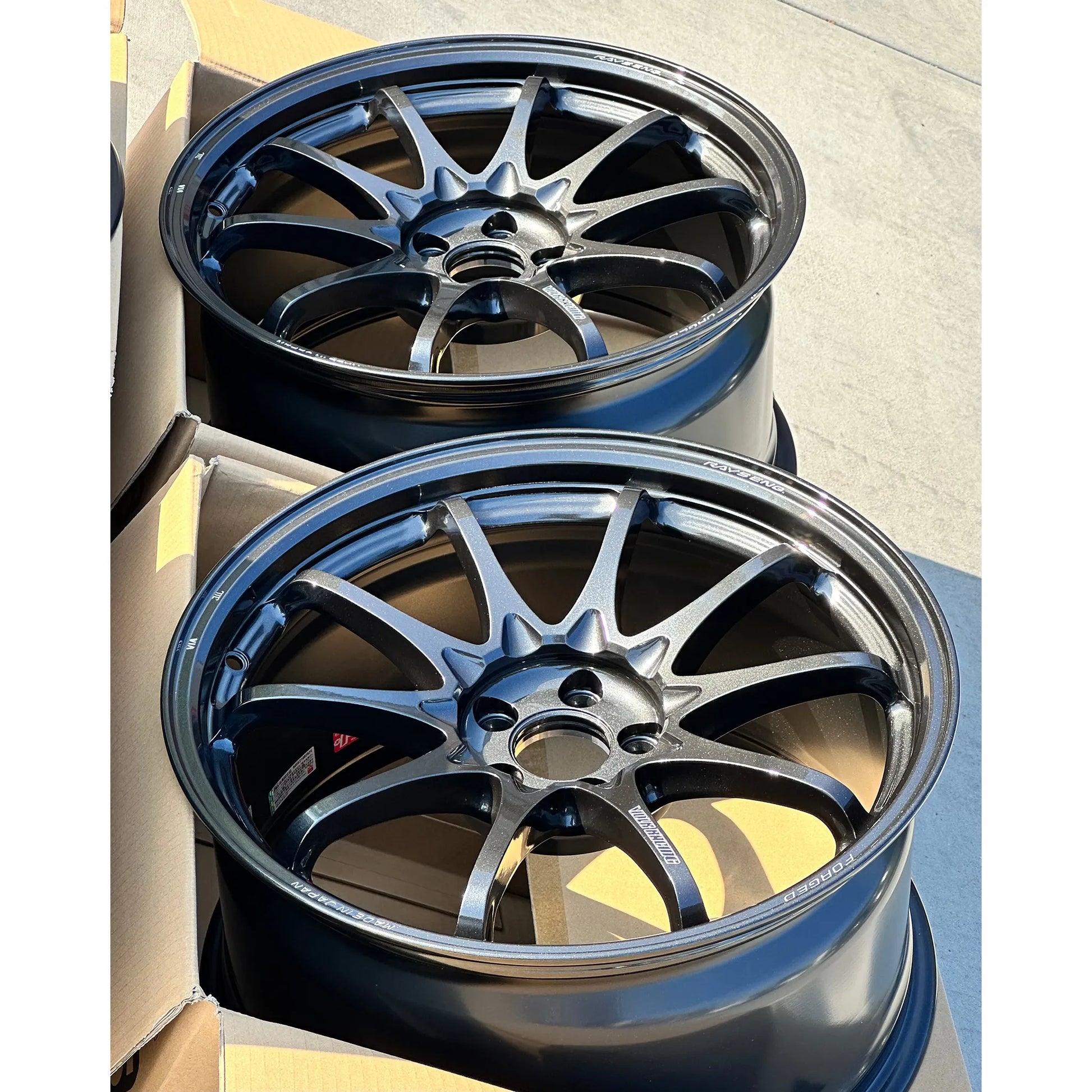 Volk Racing CE28N-Plus 18x9.5 +41 5x100 Diamond Dark Gunmetal (SET)