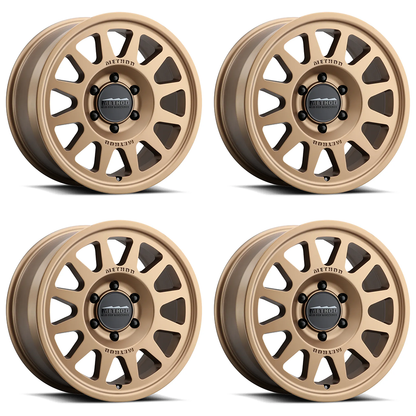 (set of 4) Method MR703-HD Bronze | 18x9" +40mm | 6x5.5in Wheel