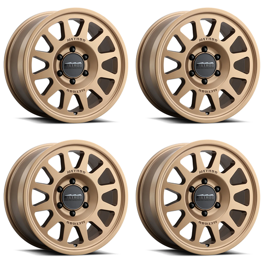 (set of 4) Method MR703-HD Bronze | 18x9" +40mm | 6x5.5in Wheel