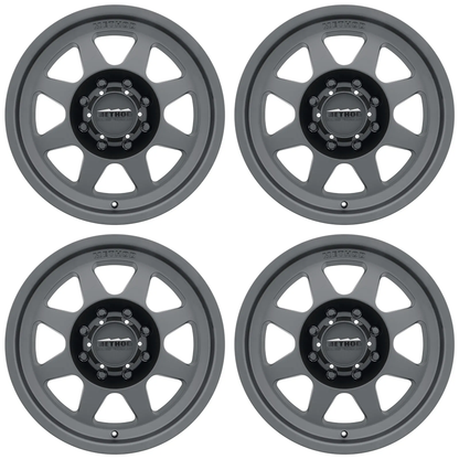 (set of 4) Method MR701-HD Matte Black | 18x9" +18mm | 8x170mm Wheel