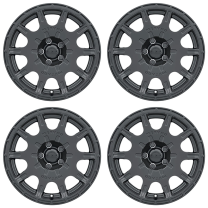 (set of 4) Method MR502 VT-Spec Matte Black | 15x7" +15mm | 5x114.3mm Wheel