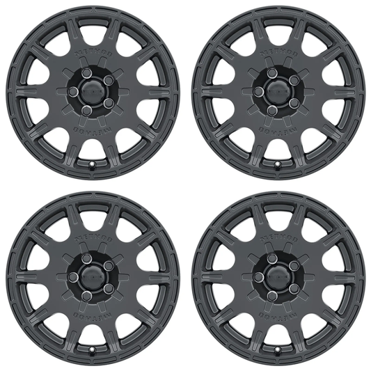 (set of 4) Method MR502 VT-Spec Matte Black | 15x7" +15mm | 5x114.3mm Wheel