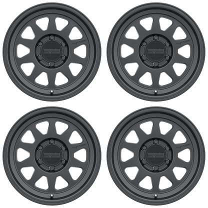 (set of 4) Method MR316 Matte Black | 17x8.5" +0mm | 6x120mm Wheel
