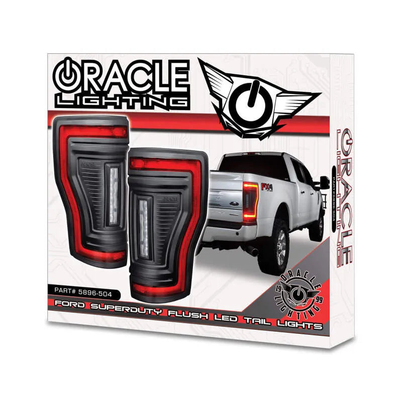 Oracle 17-22 Ford F-250/350 Superduty Flush Mount LED Tail Lights | F-250/350 (5896-504)