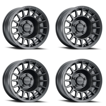 (set of 4) Method MR707 Matte Black | 18x9" +25mm | 5x150mm Wheel