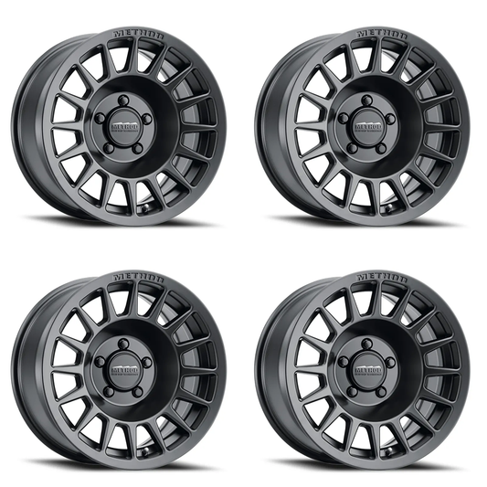(set of 4) Method MR707 Matte Black | 18x9" +25mm | 5x150mm Wheel