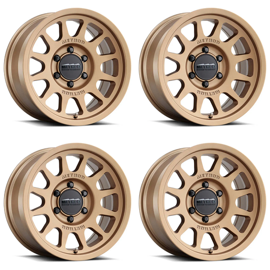 (set of 4) Method MR703 Bronze | 17x9" -12mm | 5x5in Wheel