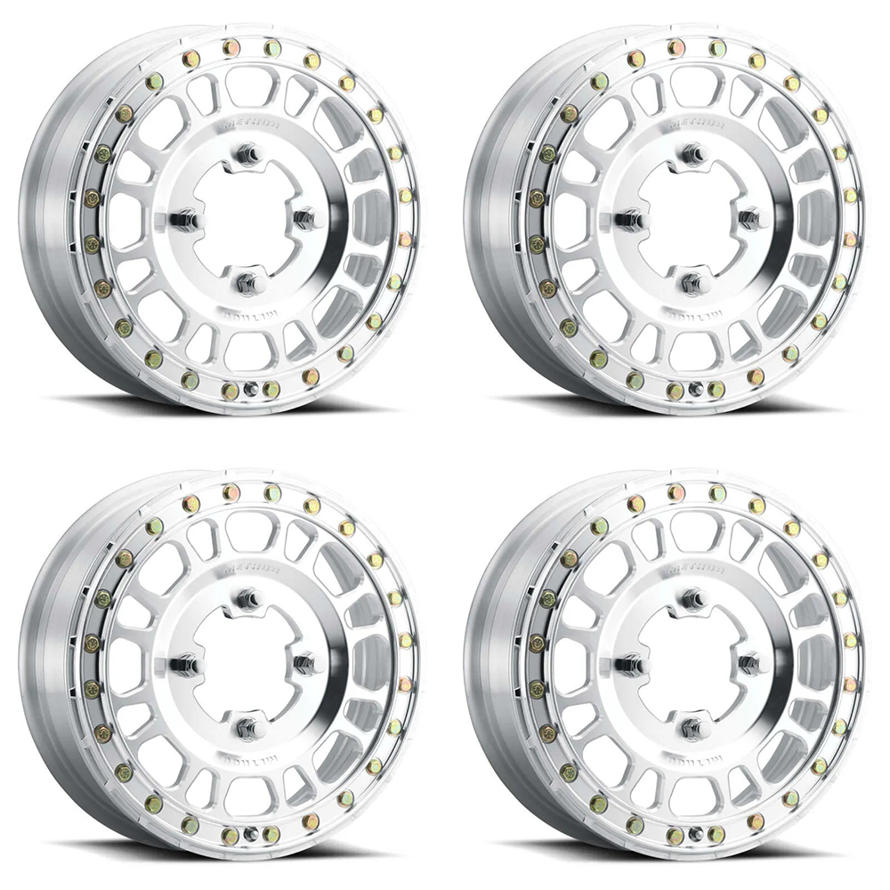 (set of 4) Method MR412 UTV Forged Beadlock Machined - Raw | 15x5" +43mm | 6x5.5in Wheel