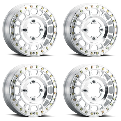 (set of 4) Method MR412 UTV Forged Beadlock Machined - Raw | 15x5" +43mm | 6x5.5in Wheel