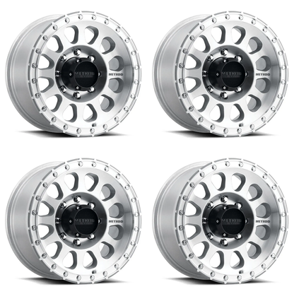 (set of 4) Method MR315 Machined | 17x8.5" +0mm | 8x170mm Wheel