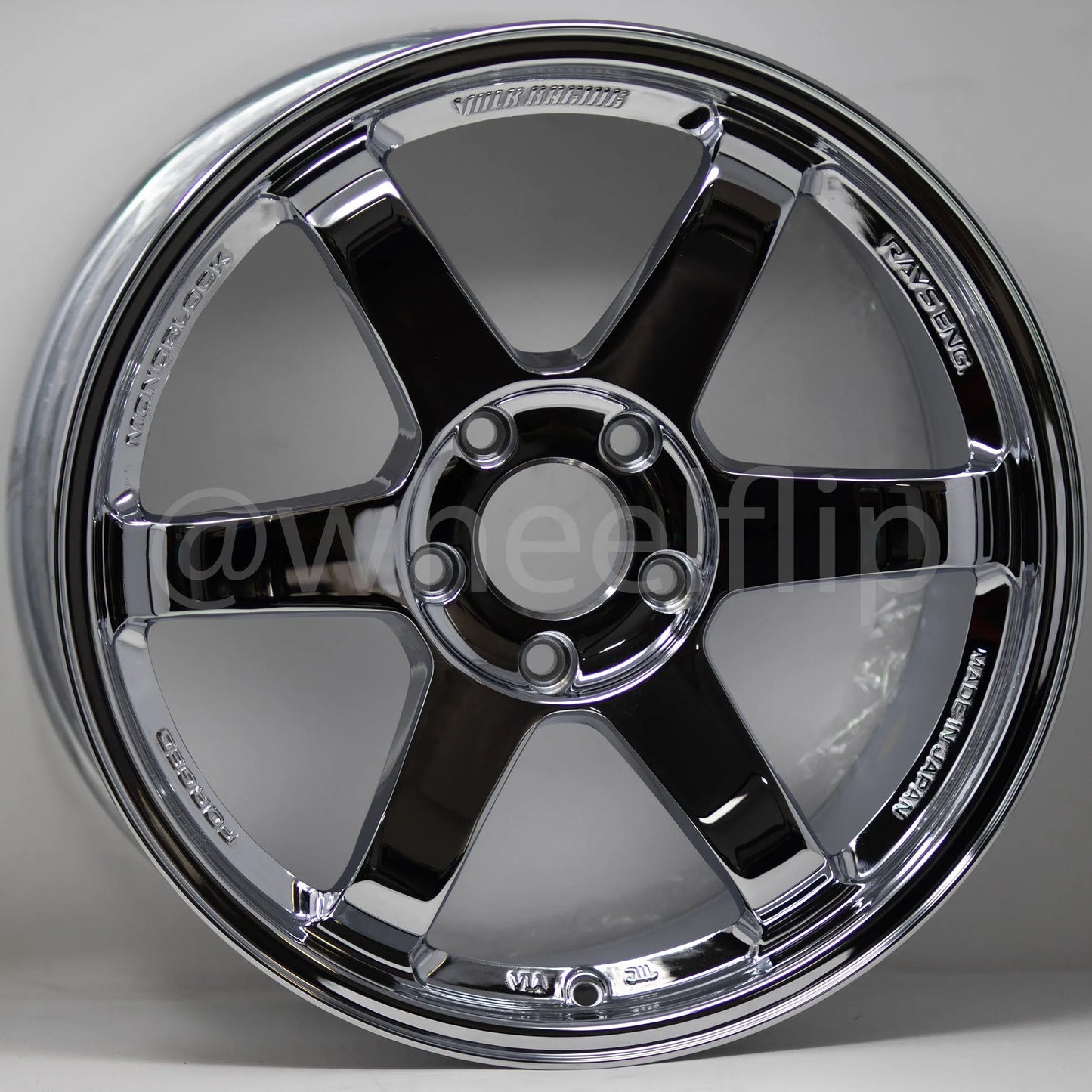Volk Racing TE37SL 18x9.5 +38 5x120 Chrome Plating (SET)