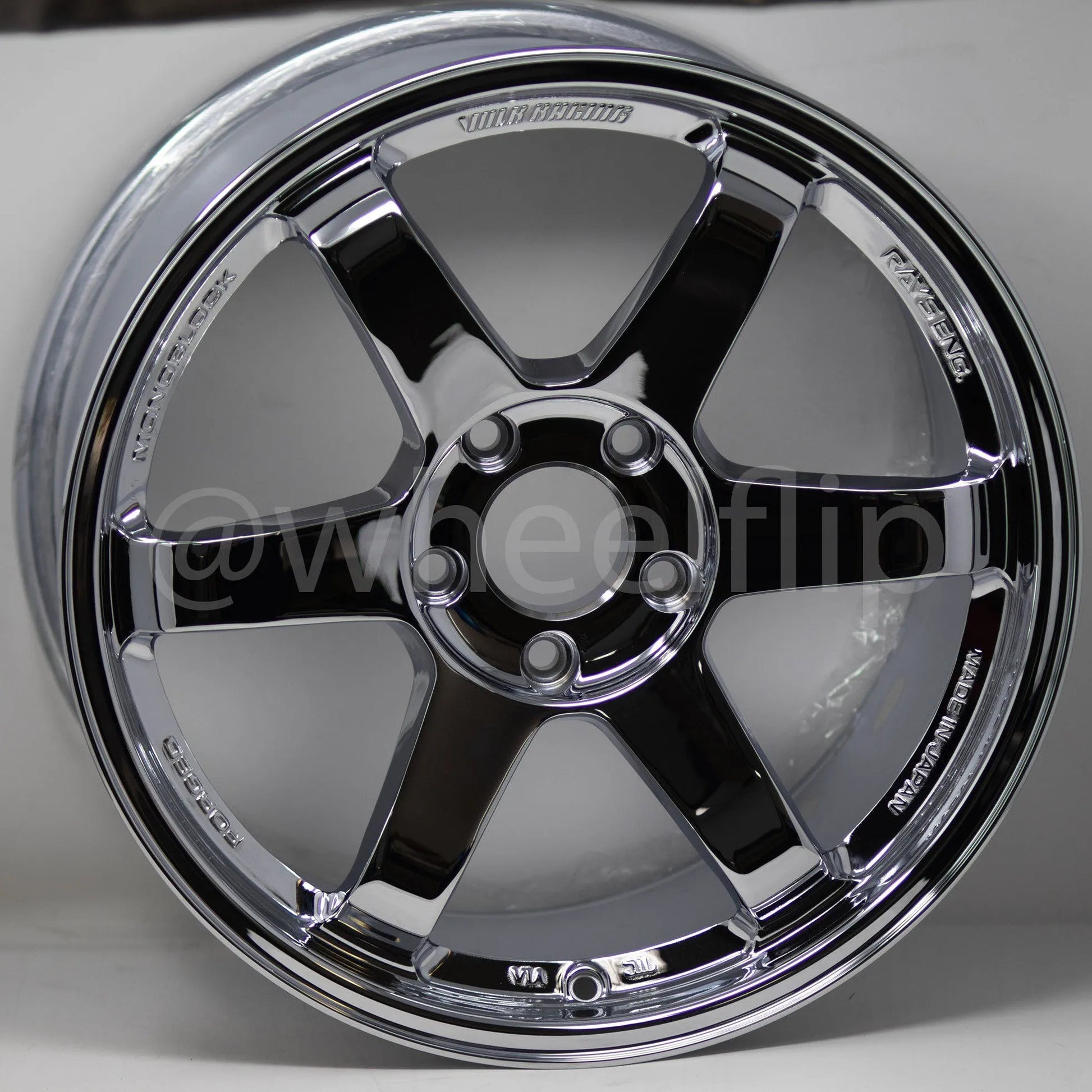 Volk Racing TE37SL 18x9.5 +38 5x120 Chrome Plating (SET)
