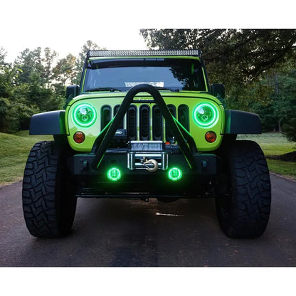 Oracle 7in LED Headlights Black Bezel | Jeep Wrangler 97-18 (5769-333)