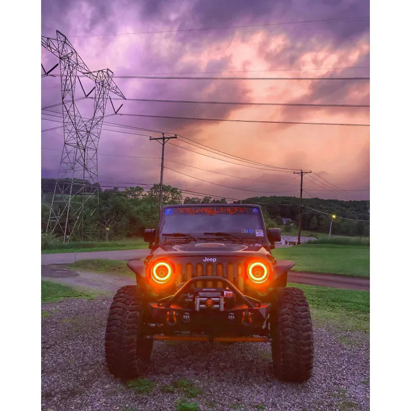 Oracle 7in LED Headlights Black Bezel | Jeep Wrangler 97-18 (5769-333)