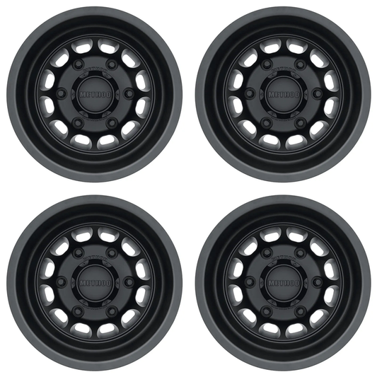 (set of 4) Method MR901 Van Dually Wheel Matte Black | 16x5.5" -138mm | 6x205mm Wheel
