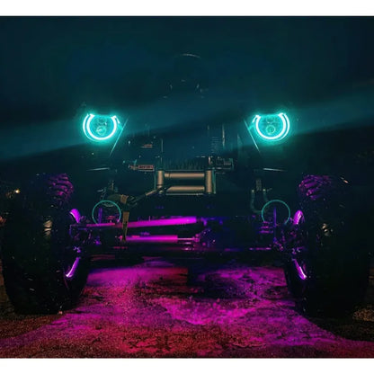 Oracle 7in LED Headlights Black Bezel | Jeep Wrangler 97-18 (5769-333)