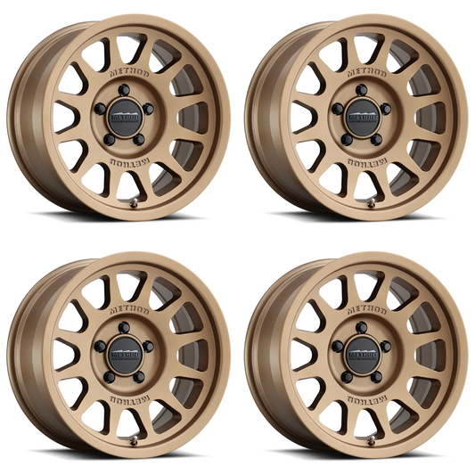 (set of 4) Method MR703 Bronze | 17x8.5" +35mm | 5x150mm Wheel