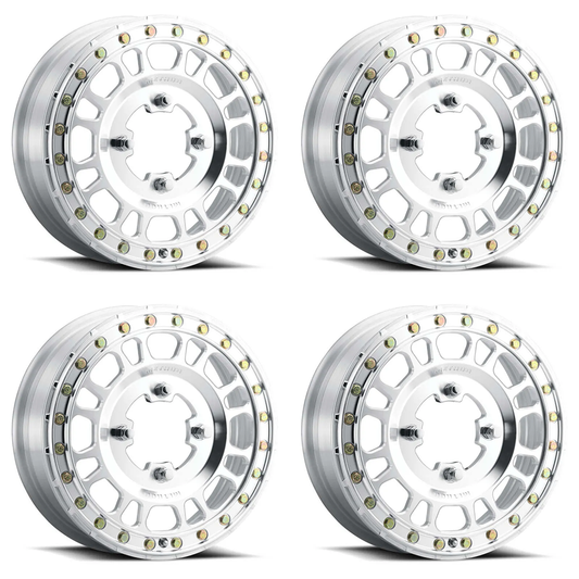 (set of 4) Method MR412 UTV Forged Bead Grip Machined - Raw | 15x6" +51mm | 5x4.5in Wheel