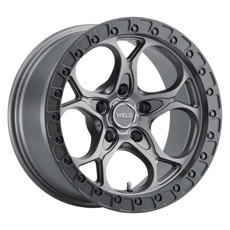 Weld Ledge Satin Gunmetal | 17x9.0" -12mm | 5x127mm Wheel