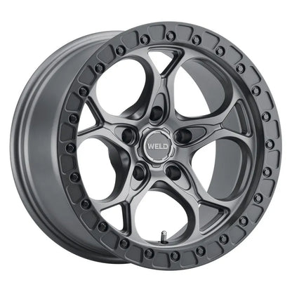 Weld Ledge Satin Gunmetal | 17x9.0" -12mm | 5x127mm Wheel