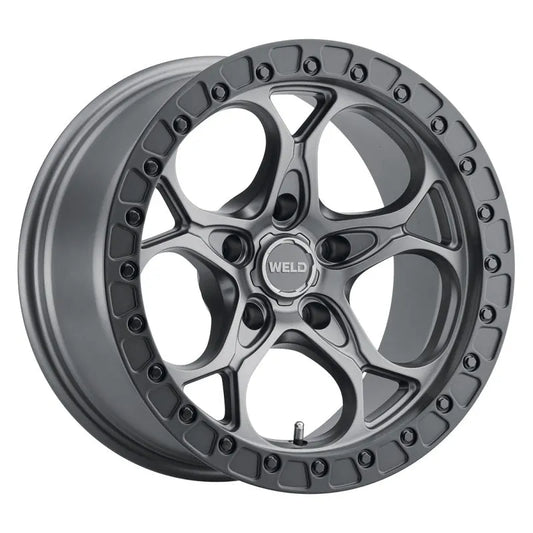 Weld Ledge Satin Gunmetal | 17x9.0" -12mm | 5x127mm Wheel