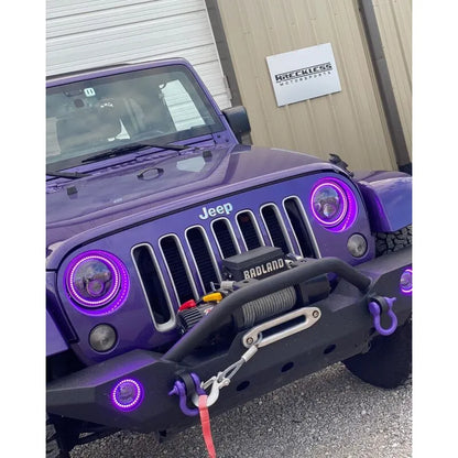 Oracle 7in LED Headlights Black Bezel | Jeep Wrangler 97-18 (5769-333)