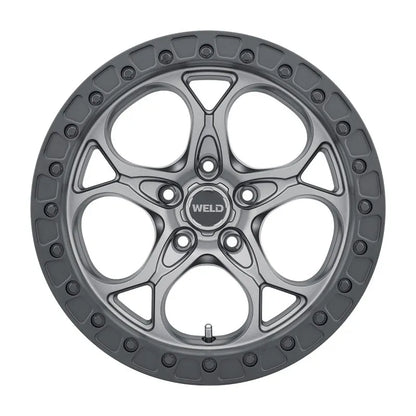 Weld Ledge Satin Gunmetal | 17x9.0" -12mm | 5x127mm Wheel