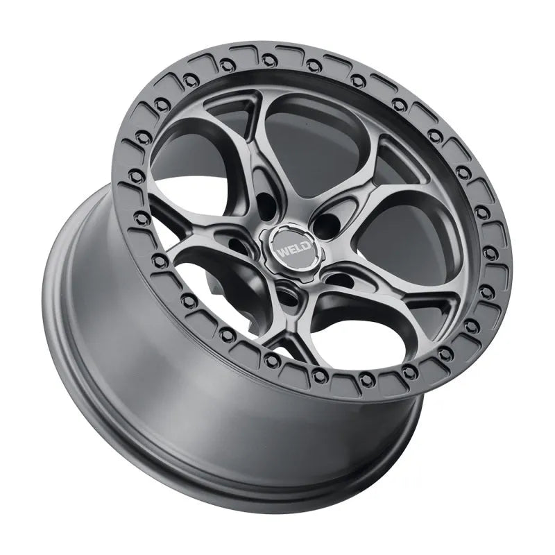 Weld Ledge Satin Gunmetal | 17x9.0" -12mm | 5x127mm Wheel