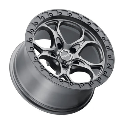 Weld Ledge Satin Gunmetal | 17x9.0" -12mm | 5x127mm Wheel