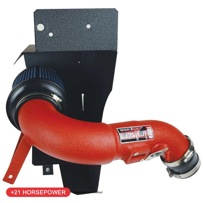 Injen 17-19 Honda Civic Type R 2.0T Wrinkle Red Short Ram Air Intake | Honda Civic Type R FK8 (16-22), Civic X (16-22), Acura RDX (18-26) (SP1583WR)
