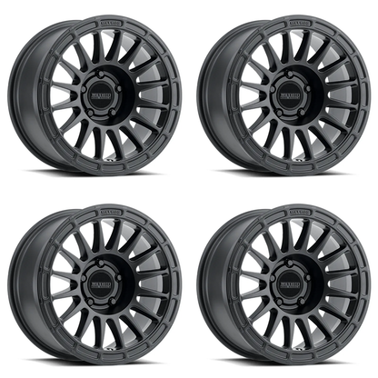 (set of 4) Method MR314 Matte Black | 17x7.5" +30mm | 5x4.5in Wheel