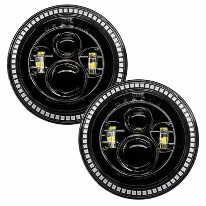 Oracle 7in LED Headlights Black Bezel | Jeep Wrangler 97-18 (5769-333)