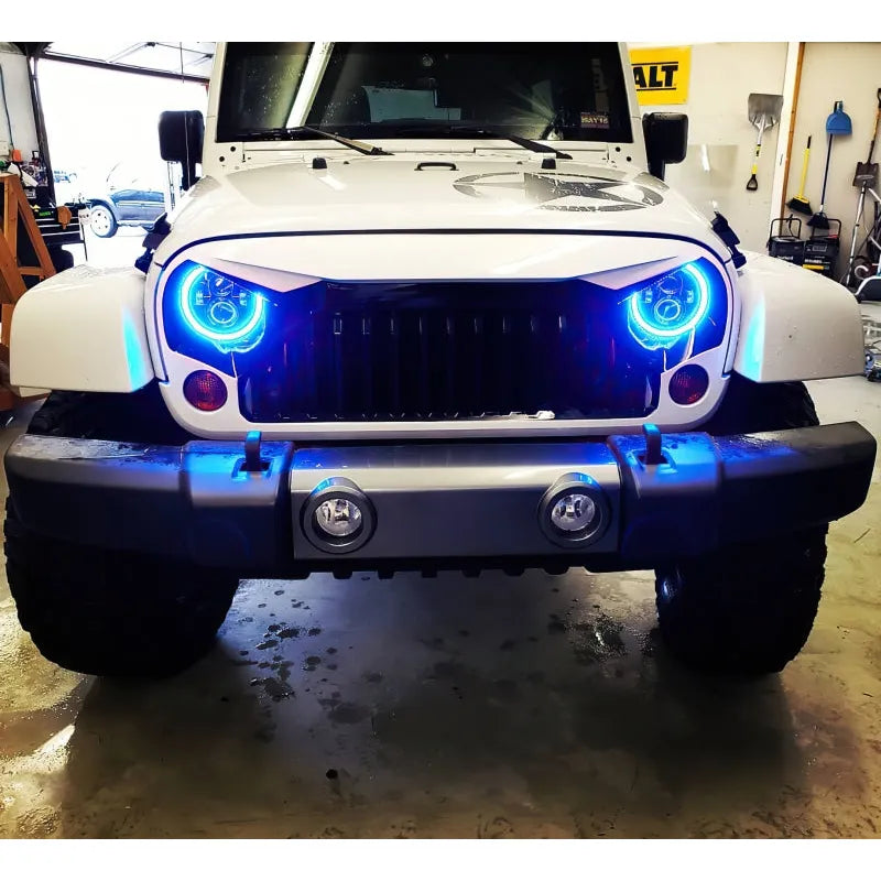 Oracle 7in LED Headlights Black Bezel | Jeep Wrangler 97-18 (5769-333)