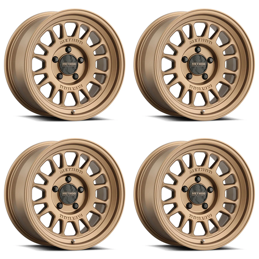 (set of 4) Method MR318 Bronze | 18x8.5" +40mm | 5x150mm Wheel