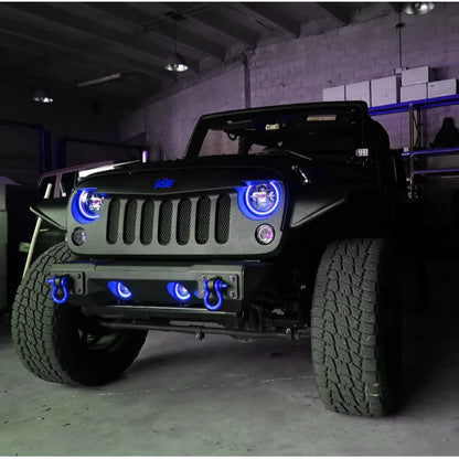 Oracle 7in LED Headlights Black Bezel | Jeep Wrangler 97-18 (5769-333)